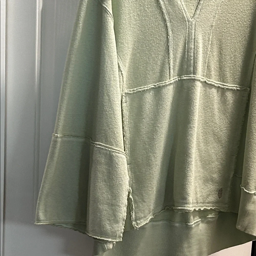 FP Movement by Free People Mint Green Terry Oversized Hoodie Size S - Picture 7 of 9